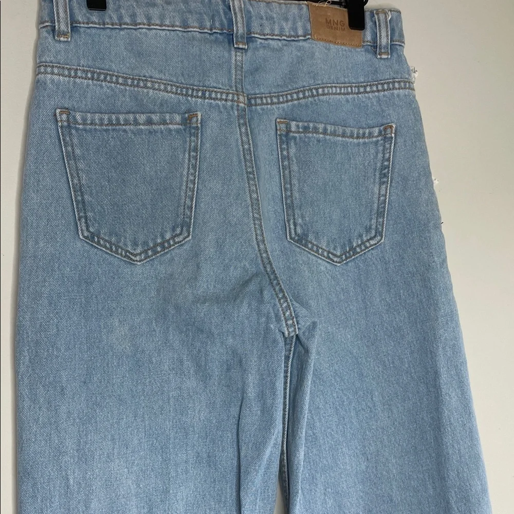 Mango Light Blue Flare Jeans